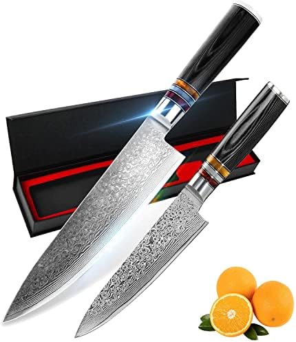 Kuharski noževi Damascus Steel kuharski nož Cuchillos de Chef Professional