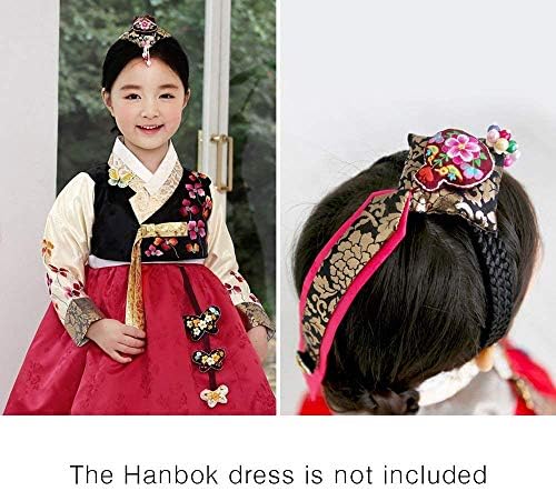 Koreja Hanbok djevojka dodatak za kosu tradicionalni djevojčice Slatka Ye-Pony dobi za 0~6 rođendan