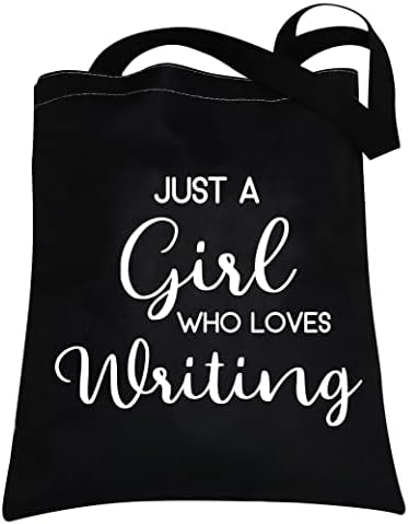 Pisanje poklona samo djevojka koja voli pisati Tote Bag Writer pokloni za autora knjige Lover Canvas