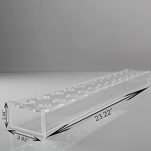 E & amp; F Modern Designs™ pravougaoni cvjetni središnji dio za trpezarijski sto-24 inča duga pravougaona vaza