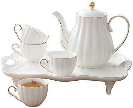 Tea 6 komada Europski čaj Porcelanski keramički kava čaj čaja čaša čaša za 4 kućni kupac za kućnu vodu sa čajnim