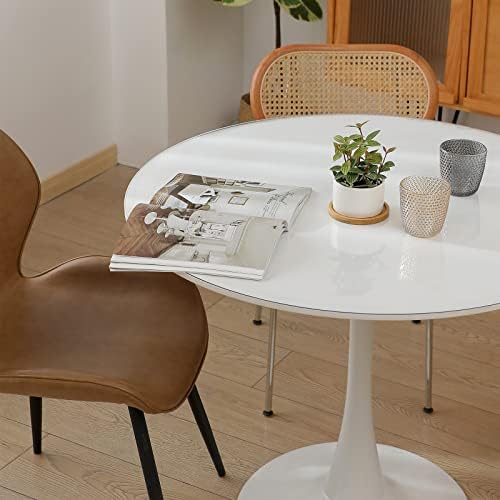 Eralove okrugli čisti PVC stolnjak vodootporni okrugli sto za zaštitu od vrućeg stola debljine 1,5