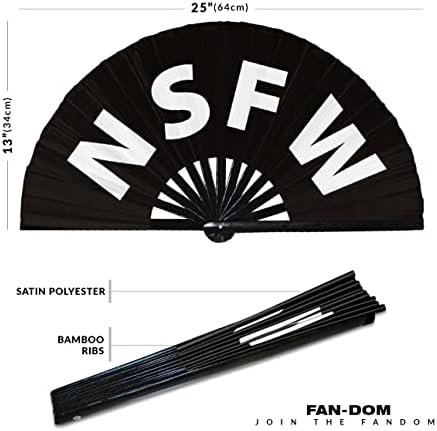 NSFW ručni ventilatorski ventilator za ručni ventilator smiješni gag sleng riječi izrazi Izjave Pokloni