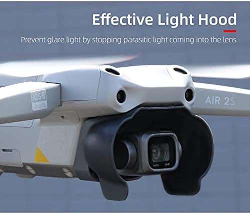 Air 2s mavic zraka 2 objektiv poklopac poklopca za sunčanje drona Gimbal zaštitni štitnik kompatibilan sa DJI zrakom 2 2S