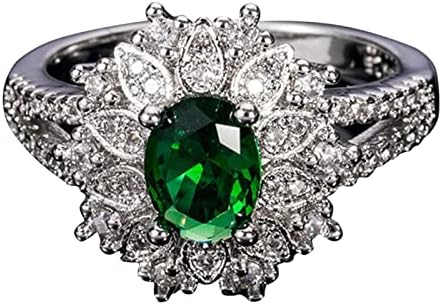 Kreativni dodaci Visoki kraj luksuz pune dijamant mikro set cirkonskih ženskih prstena za angažman prsten
