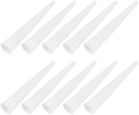 Doitool Bijela boja Bijeli silikonski kat 30pcs za mlaznice - plastični savjeti za oblaganje