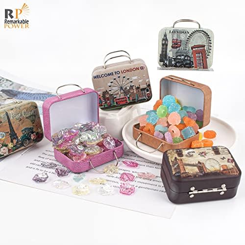 RP Izuzetna snaga, 6 paketa mini vintage kofer Candy kutije za putne kutije sa ručkom za kućni vjenčani