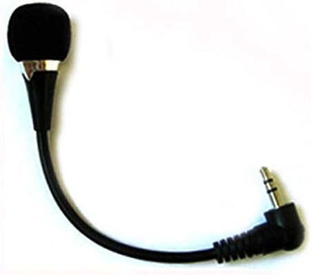 WSSBK fleksibilni 3.5 mm Jack Mini mikrofon Mic za PC Laptop Desktop Skype Yahoo Crni Plug and Play