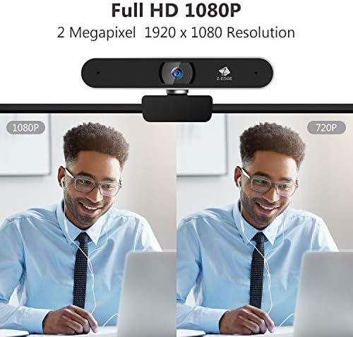 Z-Edge ZW511 1080P FHD Web kamera, live streaming kamera sa Stereo mikrofonom, Plug and Play, desktop ili laptop