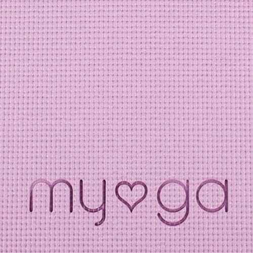 Myga Yoga Mat - neklizajuća podloga za vježbe za jogu, Pilates, meditaciju & fitnes-lagana prostirka za jogu za putovanja - višenamjenska prostirka za muškarce & amp; žene za kućnu teretanu & Studio - izbor boje