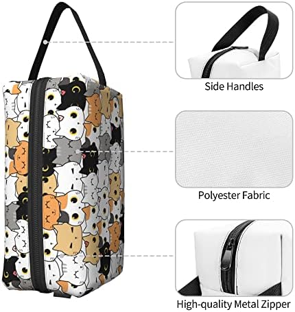 Fylybois Cat kozmetička torba za torbicu za šminku za žene prijenosni toaletni organi organizator Pokloni vodootporan
