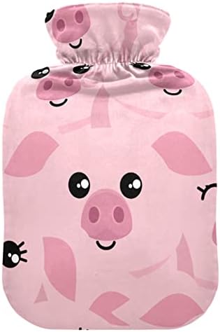 Flaše za toplu vodu sa poklopcem slatka svinja roze vreća za toplu vodu za ublažavanje bolova, menstrualni grčevi, podloga za grijanje vode 2 litra