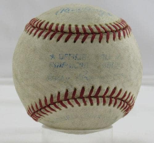 Carlos Baerga potpisao je automatsko autograf Rawlings bejzbol B102 - autogramirani bejzbol
