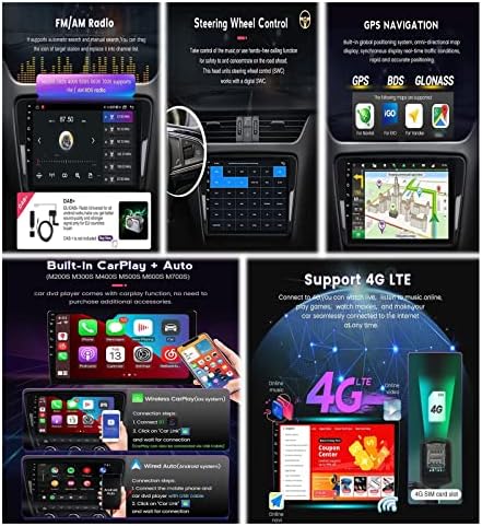 Automobilski radio Android 11 Auto stereo Dvostruki DIN Carplay FM RDS za Mazda CX-5 2013 2014 2015 Suppot DSP SWC GPS WiFi / BT Tethering Internet WiFi Multimedijski uređaj sa stražnjom kamerom