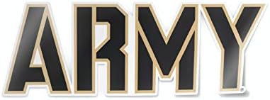 Naljepnica za West Point Američka akademija Army Car Decal Crni vitezovi Teška vremenski otporni na vremenski otporni na licencirani NCAA vinil za odbojnike, prozore, laptope, boce za vodu ili hladnjake