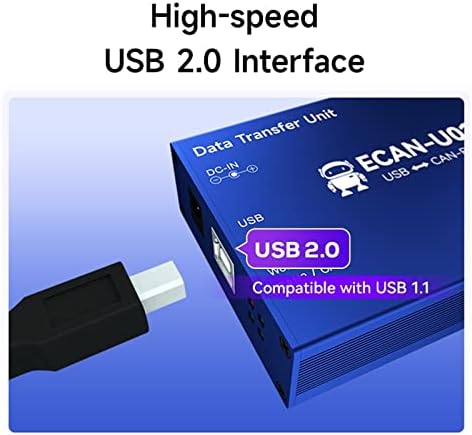 PIKIS može do USB pretvarača CAN2.0 Debugger Analizator autobusa XHCIOT ECAN-U01S CAN-BUS dvosmjerni prenosivi relej za prenosiv relej