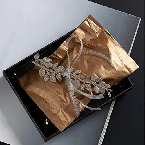 MORANTI metalik ružičasto zlato rasuti papir za umotavanje poklona - 25 listova 19,7 x 27,5 za rođendan vjenčanja Valentinovo Zabava poklon torbe pakovanje DIY rukotvorina