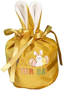 Son Božićni ukras Uskršnji zečji uši bomboni pokloni Torba za crtanje Uskrs Candy Bag Slatko Velvet Easter Bunny Bag Dragon Garden Statue