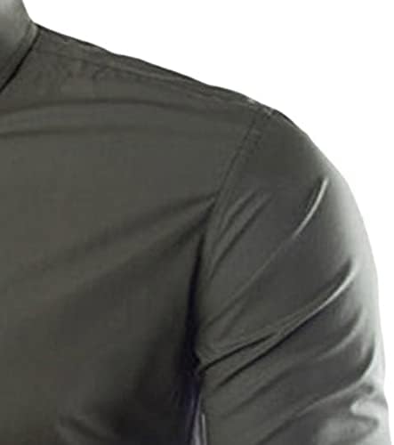 Muška joker pune boje casual majica s dugim rukavima Stilsko poslovanje Slim Fit košulja košulja košulja