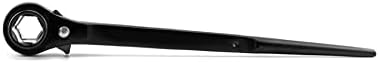 QWORK 3/4 komplet za čegrtaljke s dvije rupe, ključ za skele s metričkim šipovima s čegrtaljkom s dvostrukim krajem ključ za skele s dugom ručkom