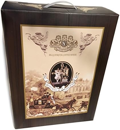 Nisfinira Vintage Belgian Belgija Luksuzna Royal Family Balance Siphon Siphon Aparat za kavu Srebrna boja