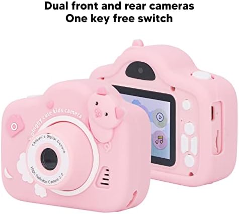 RitoaeasySports Mini kid kamera, mini dječji fotoaparat multifunkcijski 2,0 inčni HD ekran 2000W piksela Slatka digitalna video kamera za 3 do 10 godina