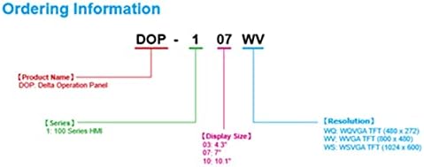 7 inčna HMI dodirna ploča DOP-107WV nova u okviru 1 godina garancije
