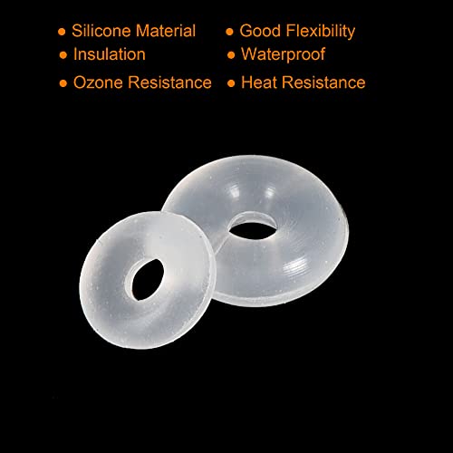 MekCanixity silikonski O-prstenovi, 3x1x1mm 4x1x1,5mm VMQ brtvene brtve za popravke cijevi za ventile,