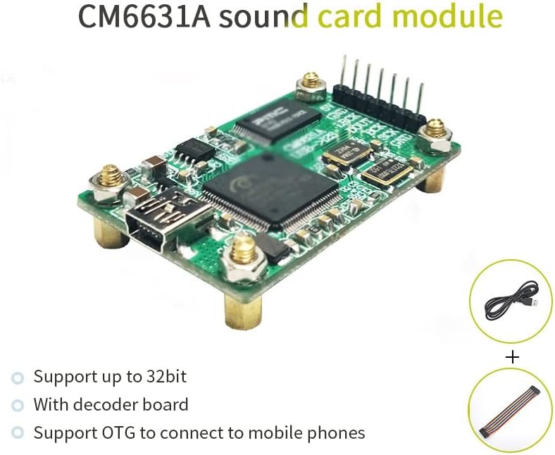 LUKEO modul zvučne kartice digitalni interfejs USB do I2S 32bit/192k sa Dekoderskom pločom HiFi digitalna Audio ploča