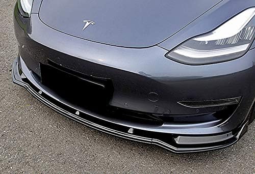 Eparts 3 komada stil karbonska vlakna izgleda prednji branik usne spojler razdjelnik bočne karoserije opreme Zaštita od opreme sa 2017-2020 Tesla Model 3