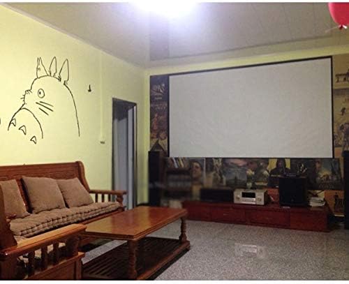 CLGZS ekran za projekciju tkanine 100 inča 16: 9 za kućni kino Priručnik za priručnik projektora 2.2x1,24 metar