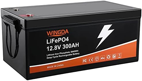 LifePo4 baterija 300Ah 12V, ugrađeni 200A BMS, 5000+ ciklusa 10 godina života, izlaz 3840Wh, savršeno za RV skladište, solar, marinu, golf kolica, van mreže i većinu aplikacija za napajanje.