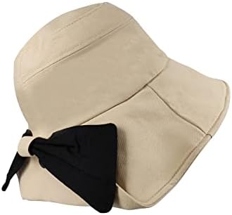 Andiker Wide Wide Brumička šeširka za žene Dame Paketible Bucket Hat UV Zaštita od sunca za zaštitu od