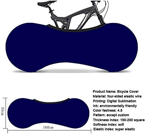 Šareni zatvoreni pokrivač prašine za bicikle glatka tkanina 700C 26-28 elastični zaštitni poklopac
