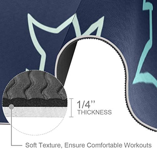 Siebzeh Whale Fish Premium Thick Yoga Mat Eco Friendly Rubber Health & amp; fitnes Non Slip Mat za