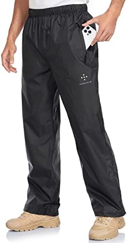 Vodootporne pantalone Muške hlače za kišu Vjetrootporne planinarske pantalone s džepovima