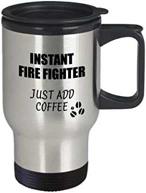 Vatrena borba za putovanja Instant samo dodajte kavu smiješna ideja poklona za suradnicu sadašnjost na radno