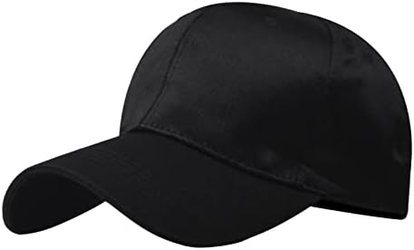 Muške ženske neutralne ljetne satenske čvrste bejzbol kape Podesivi viziri za šešire Podesive bejzbol kape