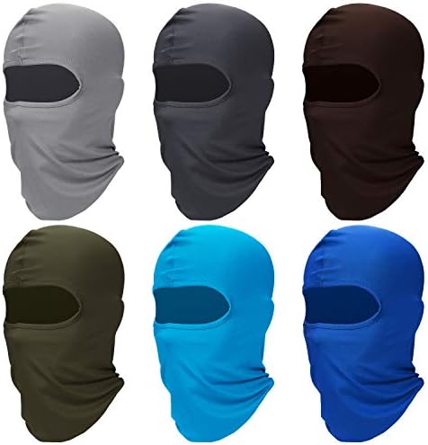 6 kom maska za lice Balaclava zimska vjetrootporna maska za lice cijelo lice poliester Ice Silk Uv zaštita za sportove na otvorenom