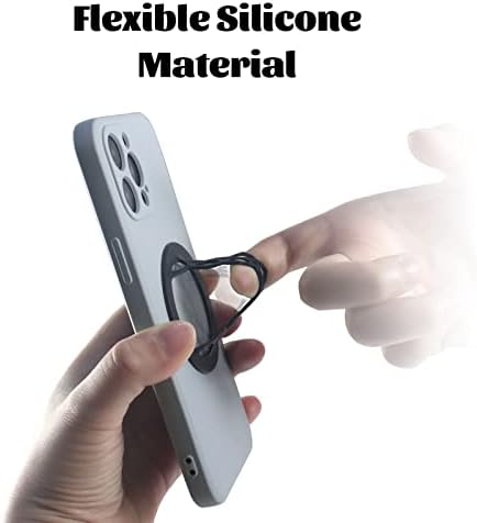 Yingmore držač trake za držanje telefona elastična silikonska hvataljka za mobilni telefon za stražnji dio držača prsta s petljom telefona za ruku, kompatibilan sa iPhoneom, Samsung, Android pametnim telefonom, 2 kom
