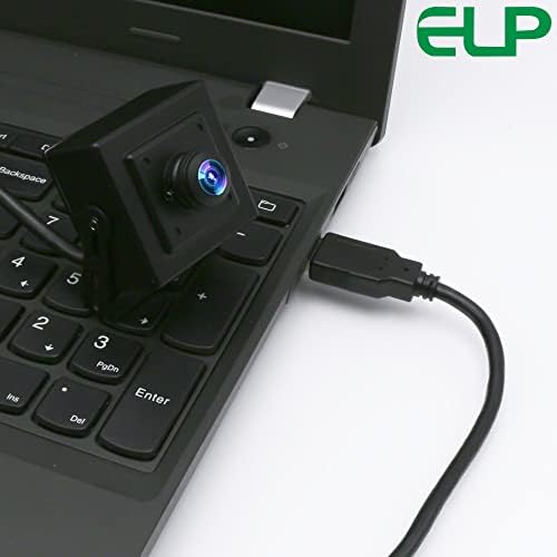 ELP 170 stepeni Fisheye Lens širokougaona USB kamera sa kućištem 1080p UVC velike brzine USB2. 0 PC Kamera CMOS 0V2710 100fps 60fps 30fps Video Web kamera za računar, Laptop, Windows, Linux, Mac, Raspberry Pi