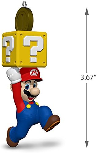Hallmark 1595qxi1412 Nintendo Mario Bros. Mario Keepsake Božićni ukrasi