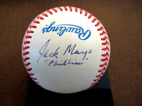 Jack Mayo 1950 Whiz Kids Philadelphia Phillies potpisao je auto vtg oal bejzbol JSA - autogramirani