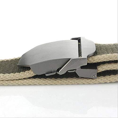 Wjfggxhk cinturón de lona-cinturón de lona gris oscuro en blanco hebilla de aleación sólida cinturones tácticos
