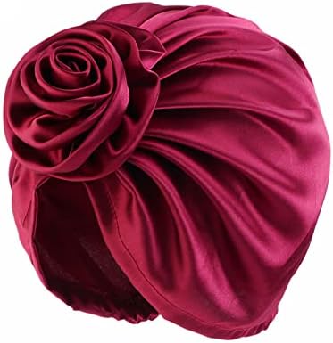 Rastezljivi Turban cvjetni šešir za žene zamotani omotač Turban muslimanska Moda unaprijed vezani čvor za kosu Chemo Headwrap