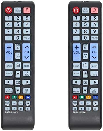 2-pack BN59-01267A Zamjena daljinskog upravljača - Kompatibilan sa Samsung Un65NU6070FXZA TV