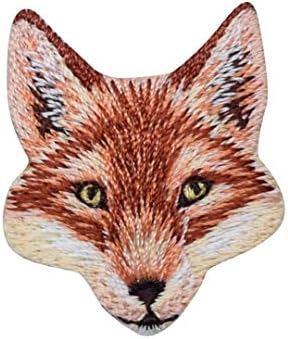 Crvena lisica - glava / lice - životinje vezeno gvožđe na flastu