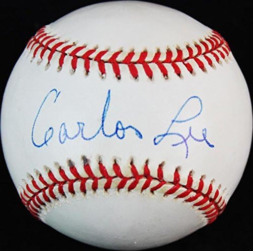 Astros Carlos Lee potpisao je Oal Budig bejzbol PSA / DNK Y45152