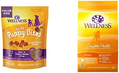 Wellness meka Puppy Bites, 8 oz torba kompletna zdravstvena hrana za štence, 30 lb torba