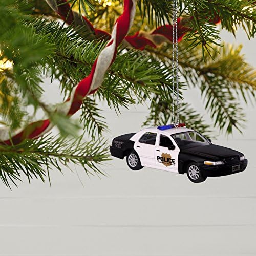 Hallmark 1799qxi3163 Crown Vic policijski auto za uspomenu Božićni ukrasi